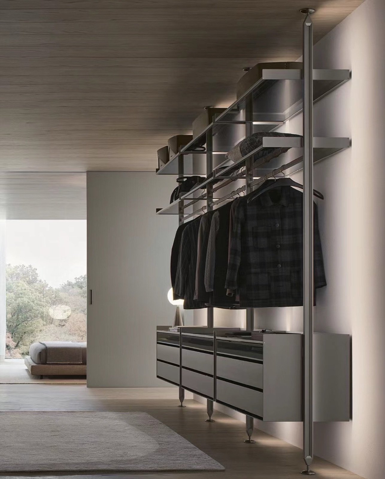 Stand column structure