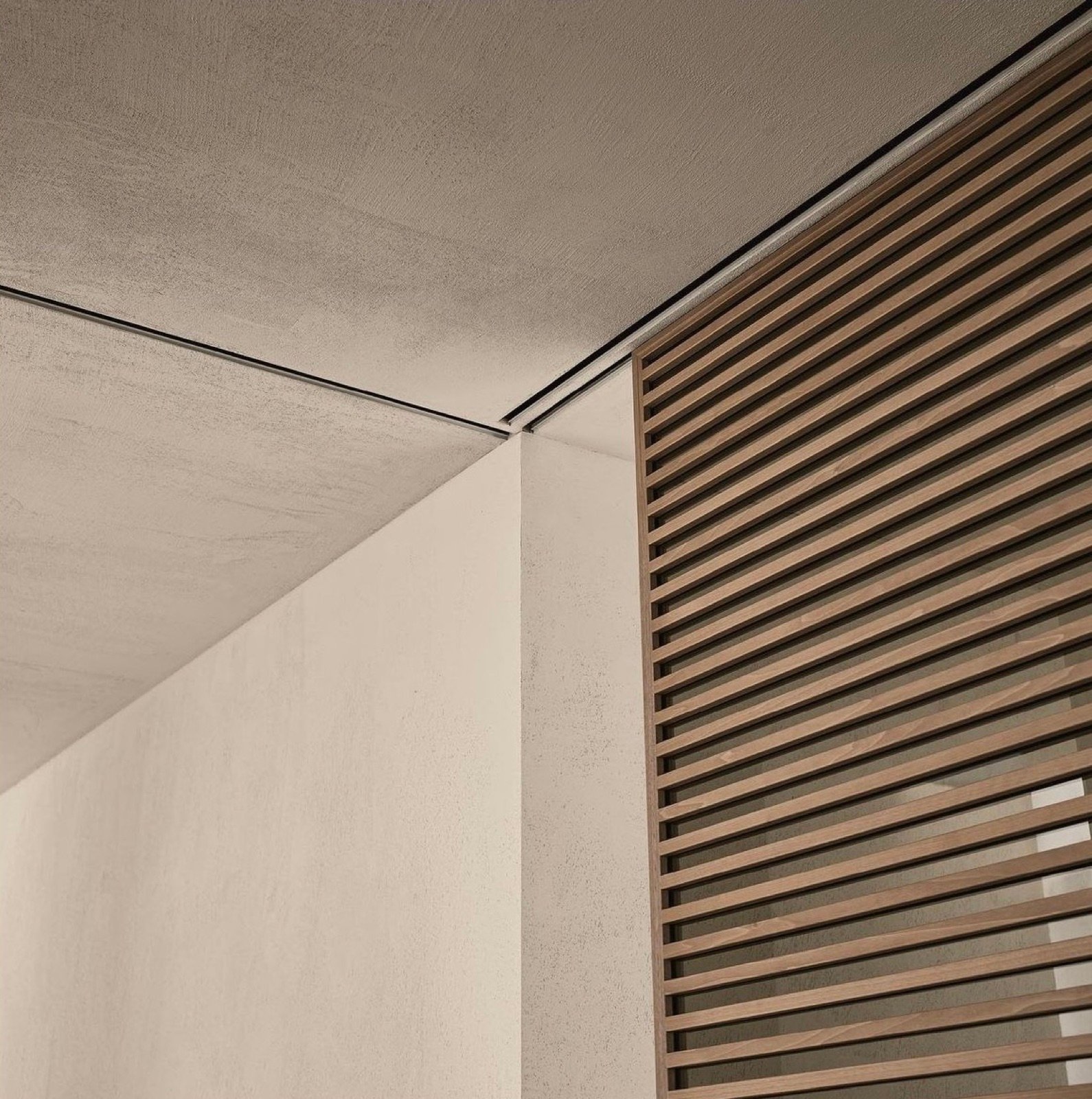 Concealed track installation